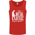 Can I Metal Detect In Your Yard Detecting Mens Vest Tank Top Red