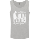 Can I Metal Detect In Your Yard Detecting Mens Vest Tank Top Sports Grey