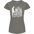 Can I Metal Detect In Your Yard Detecting Womens Petite Cut T-Shirt Charcoal