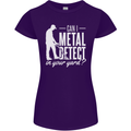 Can I Metal Detect In Your Yard Detecting Womens Petite Cut T-Shirt Purple