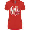 Can I Metal Detect In Your Yard Detecting Womens Wider Cut T-Shirt Red