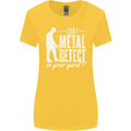 Can I Metal Detect In Your Yard Detecting Womens Wider Cut T-Shirt Yellow