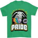 Can't Hide My Pride LGBT Gay Awareness Mens T-Shirt Cotton Gildan Irish Green