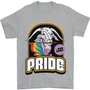Can't Hide My Pride LGBT Gay Awareness Mens T-Shirt Cotton Gildan Sports Grey