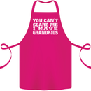 Can't Scare Me Grandkids Grandparent's Day Cotton Apron 100% Organic Pink