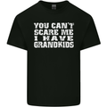 Can't Scare Me Grandkids Grandparent's Day Mens Cotton T-Shirt Tee Top Black