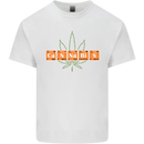 Cannabis Periodic Table Chemistry Weed Mens Cotton T-Shirt Tee Top White