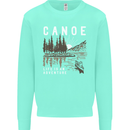 Canoe Adventure Canoeing Kayak Kayaking Mens Sweatshirt Jumper Peppermint