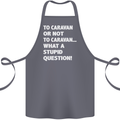 Caranan or Not to? What a Stupid Question Cotton Apron 100% Organic Steel