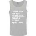 Caranan or Not to? What a Stupid Question Mens Vest Tank Top Sports Grey