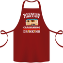 Caravan Weekend Forecast Caravanning Cotton Apron 100% Organic Maroon