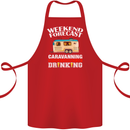 Caravan Weekend Forecast Caravanning Cotton Apron 100% Organic Red