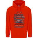 Carpenter Woodworker No App For That Mens 80% Cotton Hoodie Bright Red