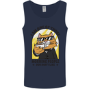 Cats I'm One of Those Morning People Funny Mens Vest Tank Top Navy Blue