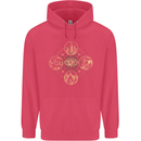 Celestial Elements Astrology Star Sign Childrens Kids Hoodie Heliconia