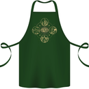 Celestial Elements Astrology Star Sign Cotton Apron 100% Organic Forest Green