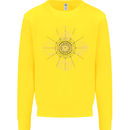 Celestial Elements Astrology Star Sign Kids Sweatshirt Jumper Yellow