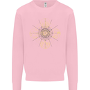 Celestial Elements Astrology Star Sign Mens Sweatshirt Jumper Light Pink
