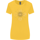 Celestial Elements Astrology Star Sign Womens Wider Cut T-Shirt Yellow