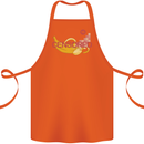 Censored Banana Funny Rude Sexy Cotton Apron 100% Organic Orange