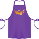 Censored Banana Funny Rude Sexy Cotton Apron 100% Organic Purple