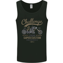Challenge Legend Custom Chopper Motorbike Mens Vest Tank Top Black