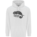Chameleon Reinvent Yourself Mens 80% Cotton Hoodie White