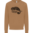 Chameleon Reinvent Yourself Mens Sweatshirt Jumper Caramel Latte