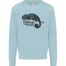 Chameleon Reinvent Yourself Mens Sweatshirt Jumper Light Blue