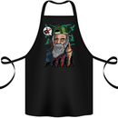 Charles Darwin Evolution Atheist Atheism Cotton Apron 100% Organic Black