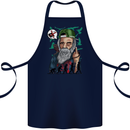 Charles Darwin Evolution Atheist Atheism Cotton Apron 100% Organic Navy Blue