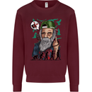 Charles Darwin Evolution Atheist Atheism Kids Sweatshirt Jumper Maroon