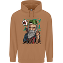 Charles Darwin Evolution Atheist Atheism Mens 80% Cotton Hoodie Caramel Latte