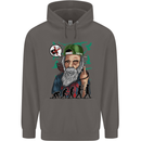 Charles Darwin Evolution Atheist Atheism Mens 80% Cotton Hoodie Charcoal