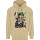Charles Darwin Evolution Atheist Atheism Mens 80% Cotton Hoodie Sand