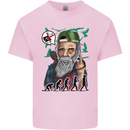 Charles Darwin Evolution Atheist Atheism Mens Cotton T-Shirt Tee Top Light Pink