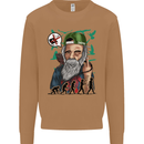 Charles Darwin Evolution Atheist Atheism Mens Sweatshirt Jumper Caramel Latte