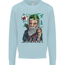 Charles Darwin Evolution Atheist Atheism Mens Sweatshirt Jumper Light Blue