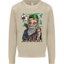Charles Darwin Evolution Atheist Atheism Mens Sweatshirt Jumper Sand