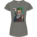 Charles Darwin Evolution Atheist Atheism Womens Petite Cut T-Shirt Charcoal