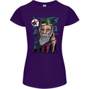 Charles Darwin Evolution Atheist Atheism Womens Petite Cut T-Shirt Purple