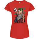 Charles Darwin Evolution Atheist Atheism Womens Petite Cut T-Shirt Red