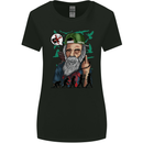 Charles Darwin Evolution Atheist Atheism Womens Wider Cut T-Shirt Black