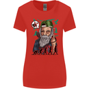 Charles Darwin Evolution Atheist Atheism Womens Wider Cut T-Shirt Red