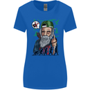 Charles Darwin Evolution Atheist Atheism Womens Wider Cut T-Shirt Royal Blue