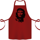 Che Guevara Silhouette Cotton Apron 100% Organic Maroon