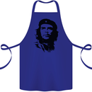 Che Guevara Silhouette Cotton Apron 100% Organic Royal Blue