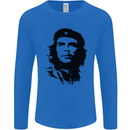 Che Guevara Silhouette Mens Long Sleeve T-Shirt Royal Blue