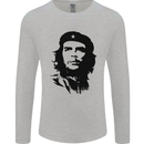 Che Guevara Silhouette Mens Long Sleeve T-Shirt Sports Grey