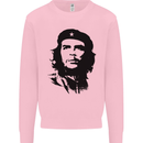 Che Guevara Silhouette Mens Sweatshirt Jumper Light Pink
